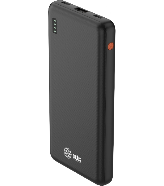 Портативный аккумулятор Cactus CS-PBFSAA-10000 10000mAh 4.5A USB-A/2xUSB-C черный