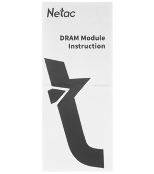 Оперативная память Netac Shadow III, DDR4, 8GB (1x8GB), 3200 MHz, CL16, с радиатором, белый