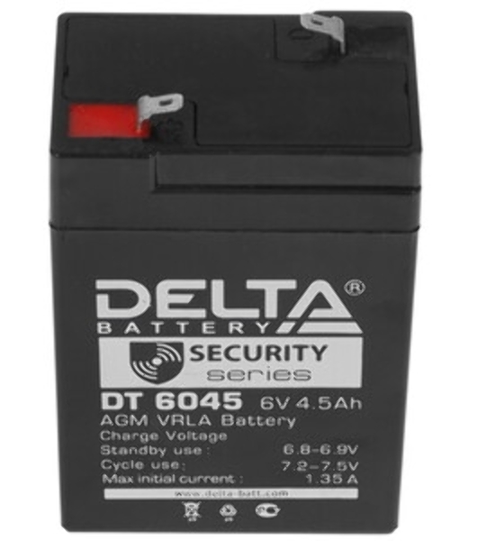 Батарея для ИБП Delta DT 6045 (6V, 4.5Ah)