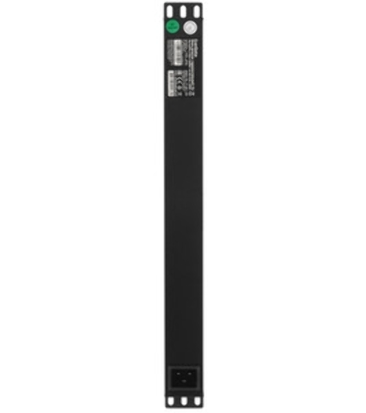 Блок розеток горизонтальный ExeGate ServerPro PDU-19H907 Al-9S-C20, 19', 1U, Алюминий, 9 Schuko, С20, черный