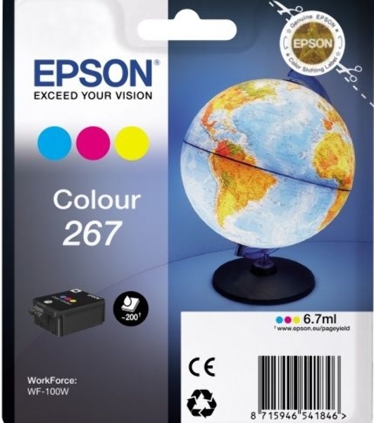 Картридж Epson T267 (C13T26704010) цветной (200 стр) для WF-100