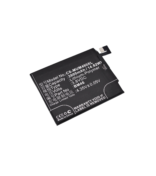 Аккумулятор CameronSino CS-MUM460XL (BM46) для Xiaomi Redmi Note 3 3.8V, 3900mAh, 14.82Wh