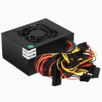Блок питания 550W ExeGate M550 GOLD (SFX, APFC, КПД 90% (80 PLUS GOLD), 9см fan, 24pin, (4+4)pin, 2xPCI-E, 6xSATA, 3xIDE, 1xFDD, Full Cable Management, black, ATX adapter, Retail box), фото10