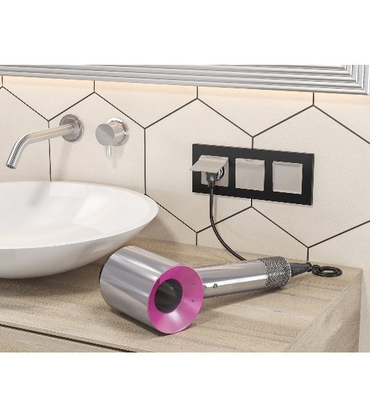 Комплект механизма 1-кл выключателя ALFA Серо-бежевый матовый QUANT (AP3610, VM101) MA361010