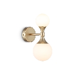 Настенный светильник Ambrella light LH51053/2 GD/FR золото/белый матовый G9*2 max 28W 120*195*300, фото8