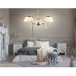 Люстра Ambrella light LH72471/3 BS/WH латунь/белый Е14/3 max 40W D800*290-1080, фото4
