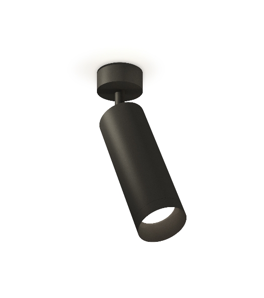 Светильник Ambrella Light XM6343002 SBK/PBK черный песок/черный полированный MR16 GU5.3 (A2210, C6343, N6131)