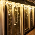 Новогодние светоукрашения Neon-night Гирлянда Айсикл (бахрома) светодиодный, 4,8 х 0,6 м, белый провод, 220В, диоды тепло-белые, фото2