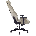 Кресло игровое Бюрократ Knight N1 Fabric бежевый Light-21, с подголов. крестовина металл, фото11