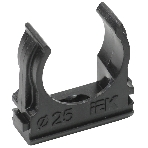Держатель с защелкой CF25 IEK черный CTA10D-CF25-K02-100, фото2