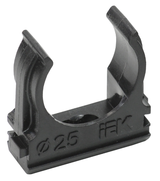 Держатель с защелкой CF25 IEK черный CTA10D-CF25-K02-100