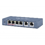 Коммутатор Hikvision DS-3E0106HP-E, 4×100 Мбит/с PoE + 2×100 Мбит/с, неуправляемый, фото9