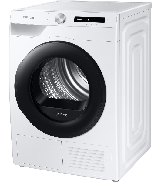 Сушильная машина Samsung DV90T5240AW/LP белый, 9 кг, сушка - тепловой насос, программ - 14, 60 x 85 x 65 см