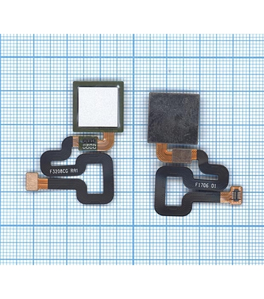 Шлейф со сканером отпечатка пальца для Xiaomi Redmi 4 Pro белый