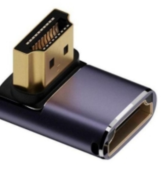 Переходник HDMI угловой папа-мама вниз