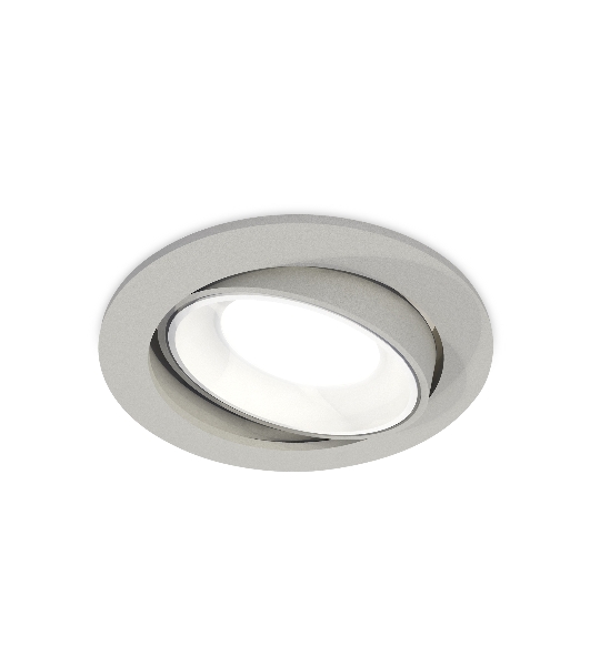 Комплект встраиваемого поворотного светильника Ambrella light XC7653001 SGR/SWH серый песок/белый песок MR16 GU5.3 (C7653, N7020)