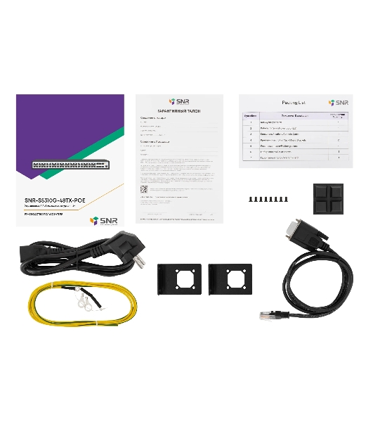 Коммутатор SNR SNR-S5310G-48TX-POE, 1 Гбит/с, количество портов 48 шт, (L2)
