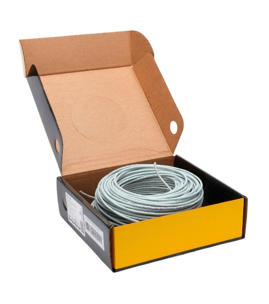 Кабель Cablexpert UPC-5051E-4-CU/100, UTP indoor 4x2x0.51, медный, кат.5e, однож., 100м, box, серый