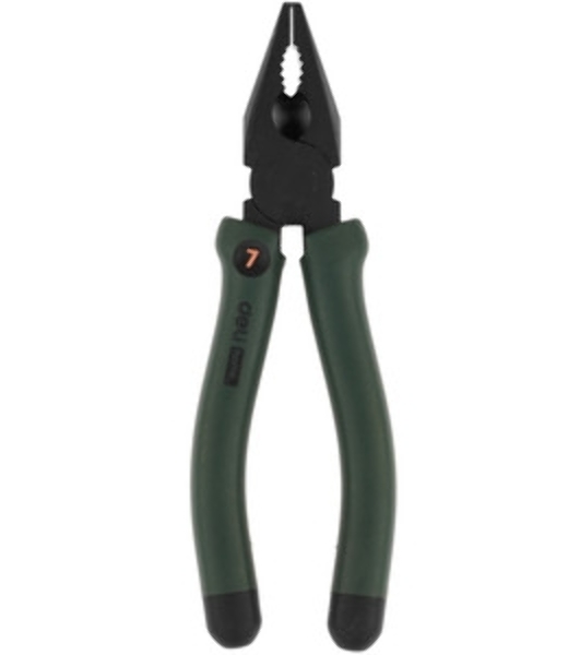 Пассатижи 'Home Series Gray' Deli HT2007C 180мм, эксклюзивный дизайн, рукоятка из высококачественного софттач пластика