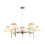 Люстра Ambrella light LH72473/5 BS/WH латунь/белый Е14/5 max 40W D1000*290-1080, фото9
