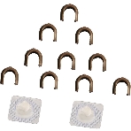 Комплект бушингов CET CET6375R (RM1-6319-Bushing) для HP LJ Enterprise P3015/M521/M525 резинового вала (упак.:2шт), фото 1