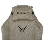 Кресло игровое Бюрократ Knight N1 Fabric бежевый Light-21, с подголов. крестовина металл, фото14