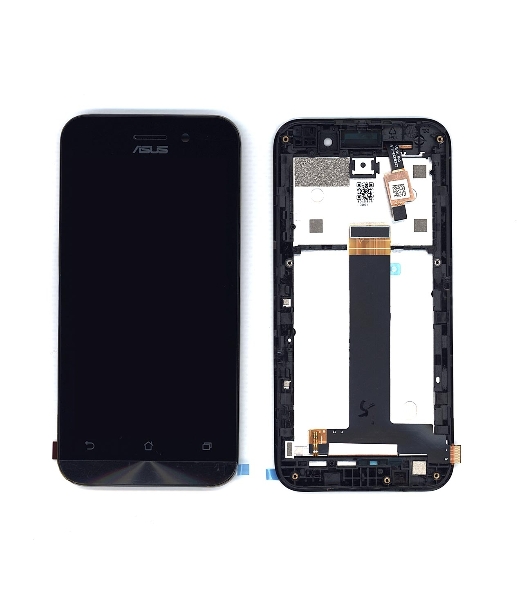 Дисплей для Asus ZenFone Go ZB452KG черный с рамкой