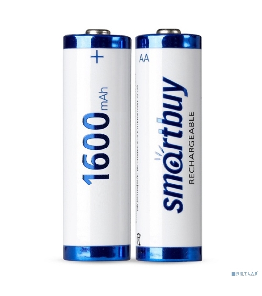 Аккумулятор NiMh Smartbuy SBBR-2A02BL1600 AA/2BL 1600 mAh (24/240) (2шт. в уп-ке)