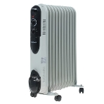 Обогреватель масляный Neoclima NC 9311, белый/черный, 2500 Вт, 25 м2, термостат, фото8