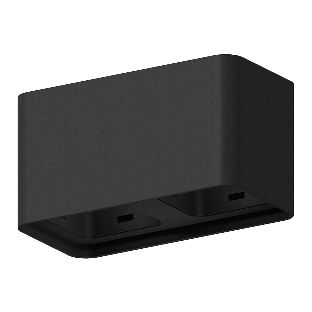 Корпус светильника C7851 SBK черный песок 190*95*H100mm MR16 GU5.3