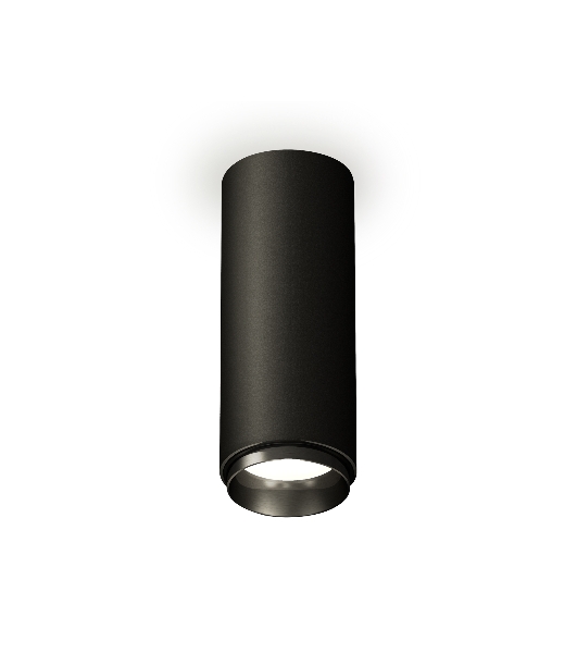 Светильник Ambrella Light XS6343002 SBK/PBK черный песок/черный полированный MR16 GU5.3 (C6343, N6121)