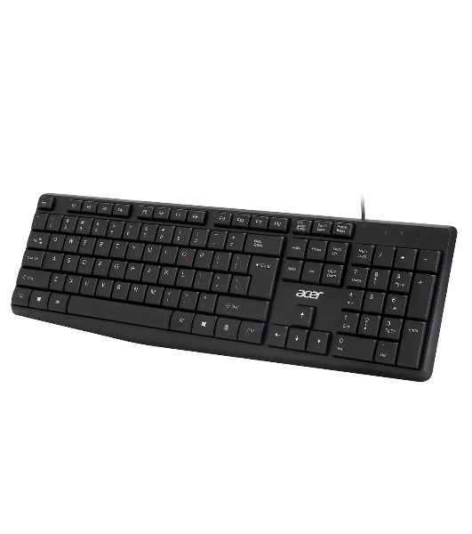 Клавиатура проводная Acer OKW121 (ZL.KBDEE.00B), USB, черный