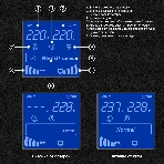 Источник бесперебойного питания (инвертор, синус, для котла) ExeGate SineTower SN-1000.LCD.AVR.2SH.1C13.USB 1000VA/800W, чистая синусоида, LCD дисплей, AVR, 2*Schuko+1*C13, USB, линейно-интерактивный, черный, фото11