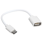 Кабель Rexant USB OTG Type-C на USB шнур 0.15M белый, фото3