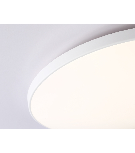 Потолочный светодиодный светильник Ambrella light FZ1222 WH белый IP44 24W 4200K D372*55 (Без ПДУ)