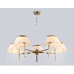 Люстра Ambrella light LH72473/5 BS/WH латунь/белый Е14/5 max 40W D1000*290-1080, фото7