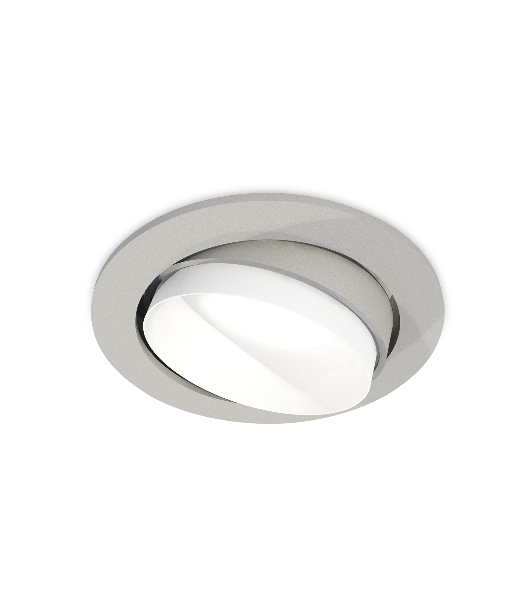 Комплект встраиваемого поворотного светильника Ambrella light XC7653020 SGR/SWH серый песок/белый песок MR16 GU5.3 (C7653, N7030)