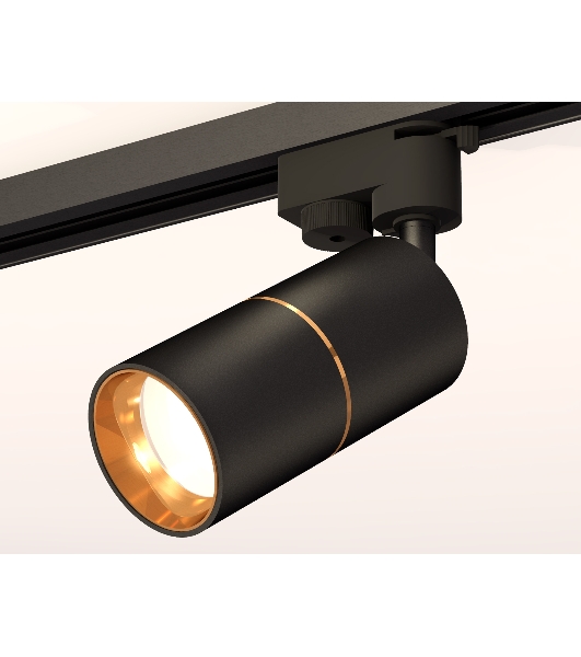 Светильник Ambrella light XT6302020 SBK/PYG черный песок/золото желтое полированное MR16 GU5.3