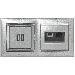 Розетка 2-ая USB 770270 Legrand Valena Алюминий, фото18