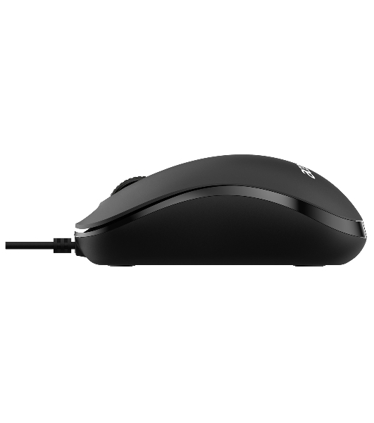 Мышь проводная Acer OMW140 черный, 1200 dpi, USB, кнопки - 3