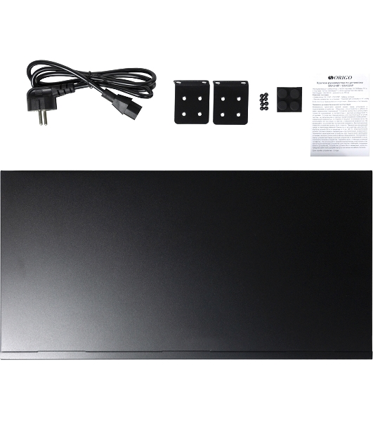 Коммутатор неуправляемый PoEORIGO OS1218P/190W/A1A 16x100Base-TX PoE+, 2x1000Base-T, PoE-бюджет 190 Вт, корпус металл