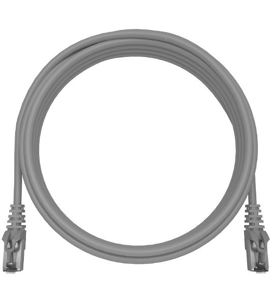 Патч-корд NTSS NTSS-PC-FTP-RJ45-5e-3.0-LSZH-GY NTSS-PC-FTP-RJ45-5E-3.0-LSZH FTP RJ-45 вил.-вилка RJ-45 cat.5e 3м серый LSZH (уп.:1шт) 26AWG