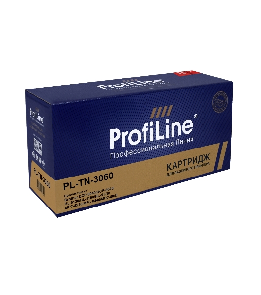 Картридж ProfiLine PL-TN-3060 для принтеров Brother HL-5130/5140/5150D/5170DN/DCP8040/8045D/8045DN/MFC-8040/8045D/8045DN/8220/8440/8840D/8840DN 6700 копий