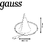 Комплект подвес. Gauss TR120 белый, фото2