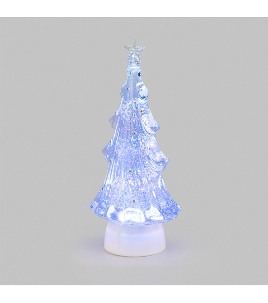 Фигура на подставке Neon-night Елочка 15x21x31 см, питание 3xАА и провод USB