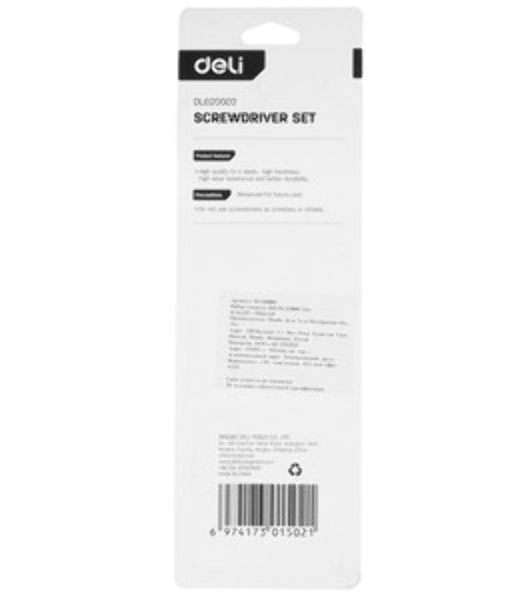 Набор отверток Deli DL620002 2шт SL6x125 + PH2x125