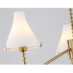 Люстра Ambrella light LH57131/3 BS/FR латунь/белый матовый E14/3 max 40W D650*590, фото6
