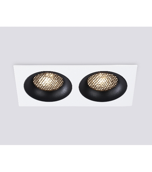 Светильник встраиваемый Ambrella light TN102732/2 WH/BK белый/черный GU5.3 175*92*23