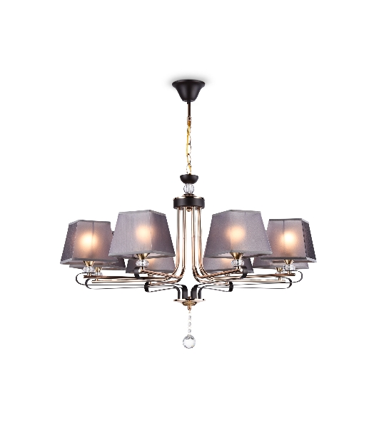 Светильник Ambrella light TR4618/8 CF/FGD кофе/золото E27/8 max 40W D760*810