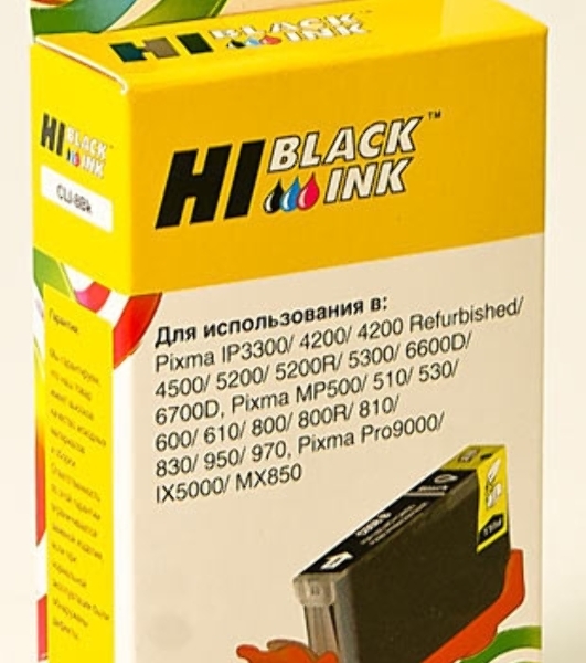 Картридж Canon PIXMA iP4200/iP6600D/MP500 (Hi-Black) new, CLI-8BK, BK